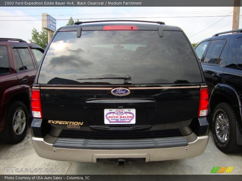 Black Clearcoat / Medium Parchment 2003 Ford Expedition Eddie Bauer 4x4