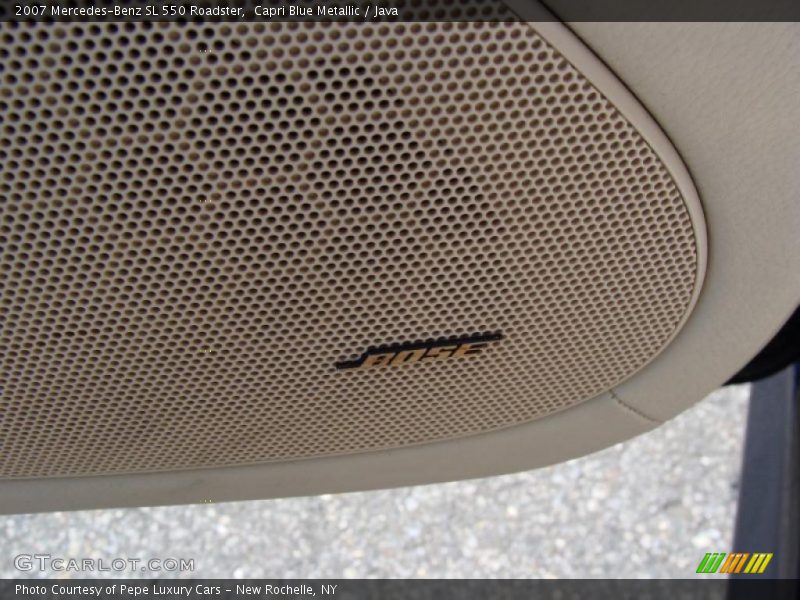 Capri Blue Metallic / Java 2007 Mercedes-Benz SL 550 Roadster
