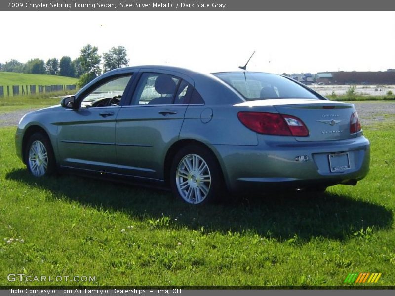 Steel Silver Metallic / Dark Slate Gray 2009 Chrysler Sebring Touring Sedan
