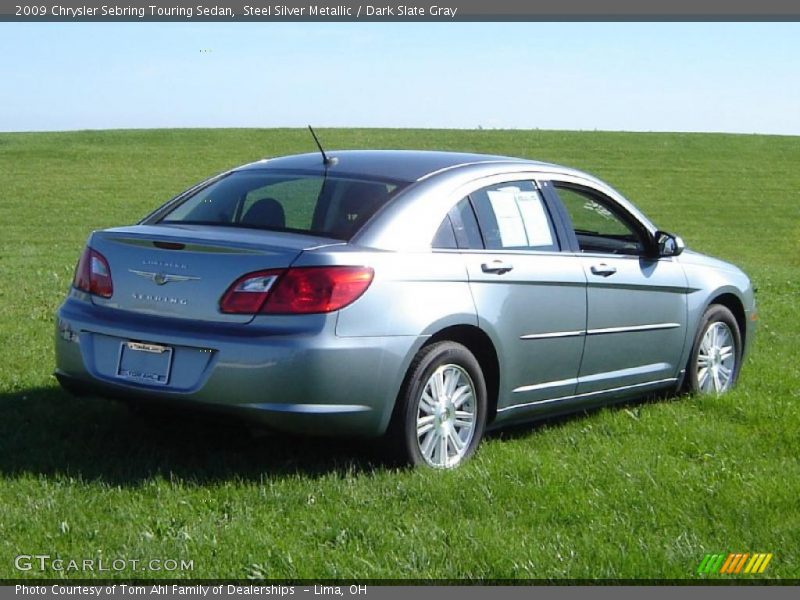 Steel Silver Metallic / Dark Slate Gray 2009 Chrysler Sebring Touring Sedan