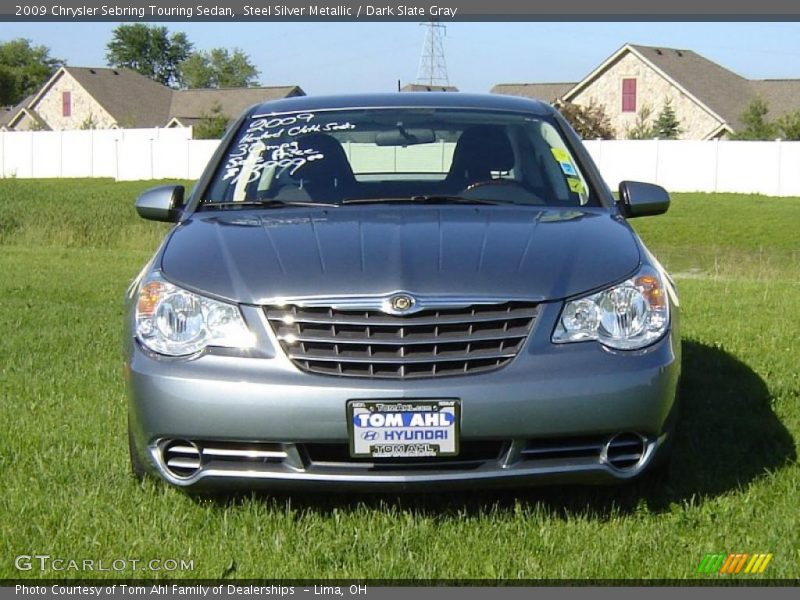 Steel Silver Metallic / Dark Slate Gray 2009 Chrysler Sebring Touring Sedan