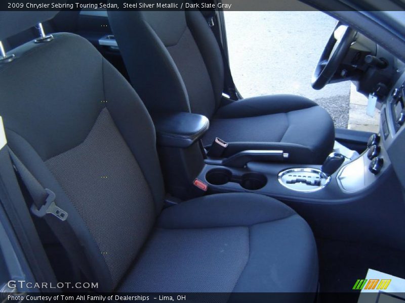 Steel Silver Metallic / Dark Slate Gray 2009 Chrysler Sebring Touring Sedan
