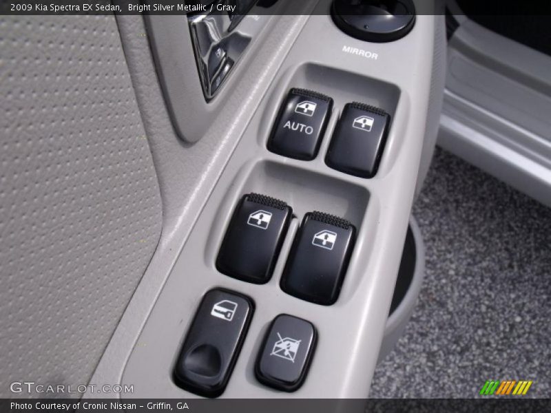 Bright Silver Metallic / Gray 2009 Kia Spectra EX Sedan