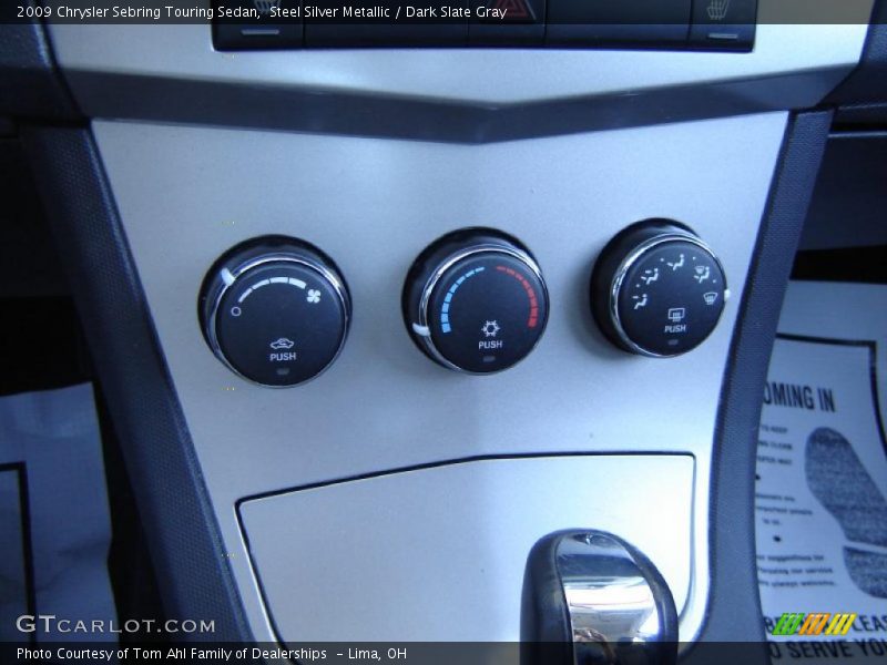Steel Silver Metallic / Dark Slate Gray 2009 Chrysler Sebring Touring Sedan