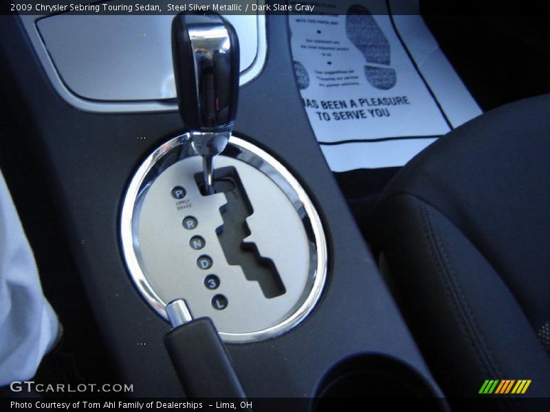Steel Silver Metallic / Dark Slate Gray 2009 Chrysler Sebring Touring Sedan