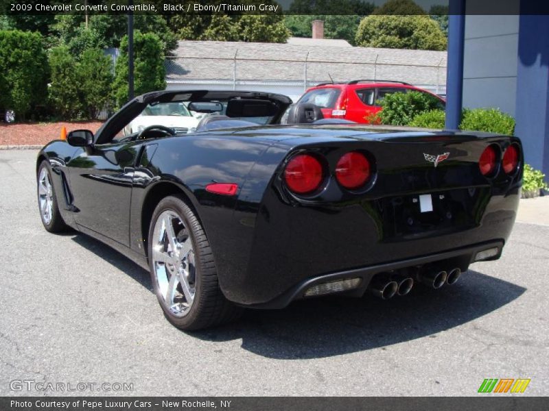 Black / Ebony/Titanium Gray 2009 Chevrolet Corvette Convertible