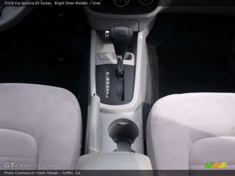 Bright Silver Metallic / Gray 2009 Kia Spectra EX Sedan