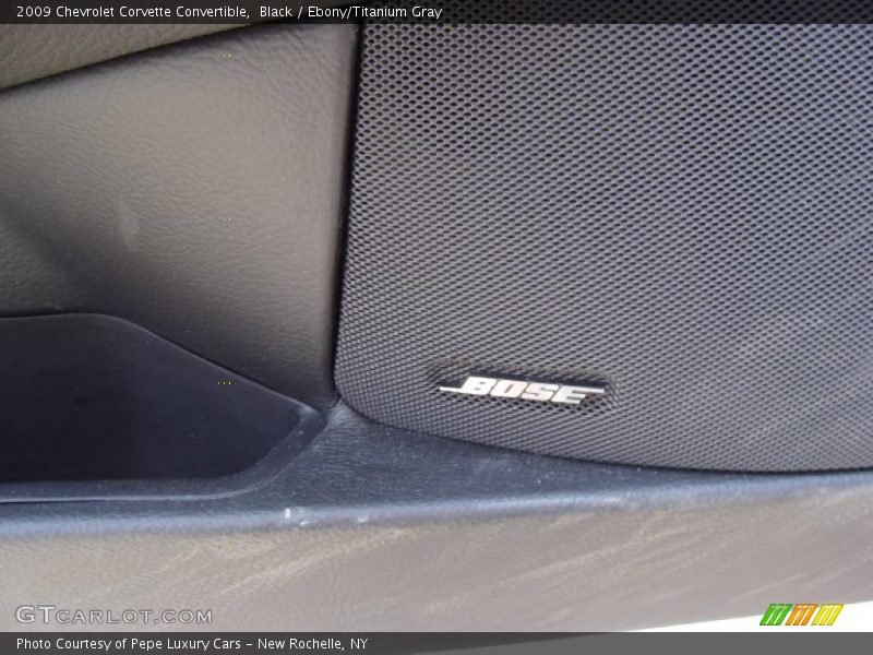 Black / Ebony/Titanium Gray 2009 Chevrolet Corvette Convertible