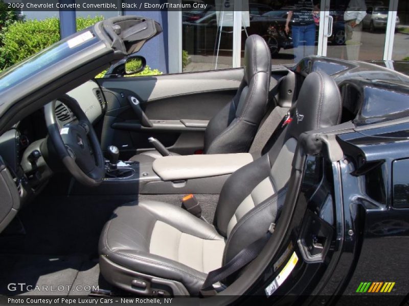 Black / Ebony/Titanium Gray 2009 Chevrolet Corvette Convertible