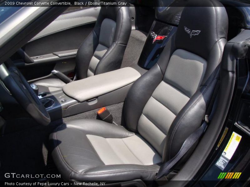 Black / Ebony/Titanium Gray 2009 Chevrolet Corvette Convertible