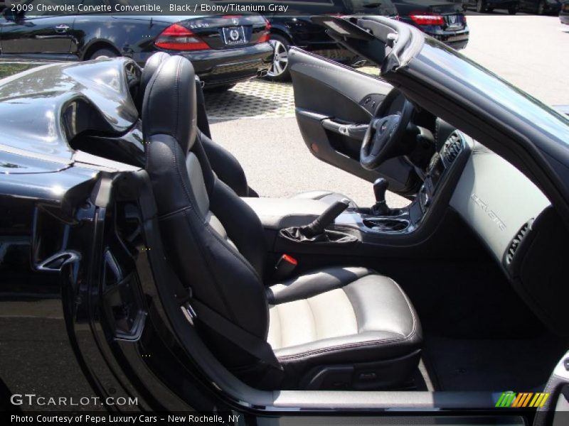 Black / Ebony/Titanium Gray 2009 Chevrolet Corvette Convertible