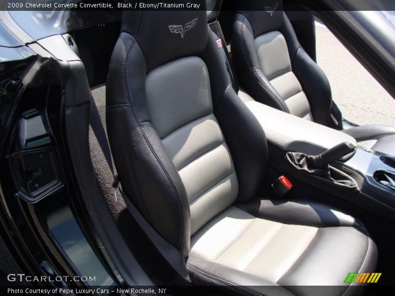 Black / Ebony/Titanium Gray 2009 Chevrolet Corvette Convertible