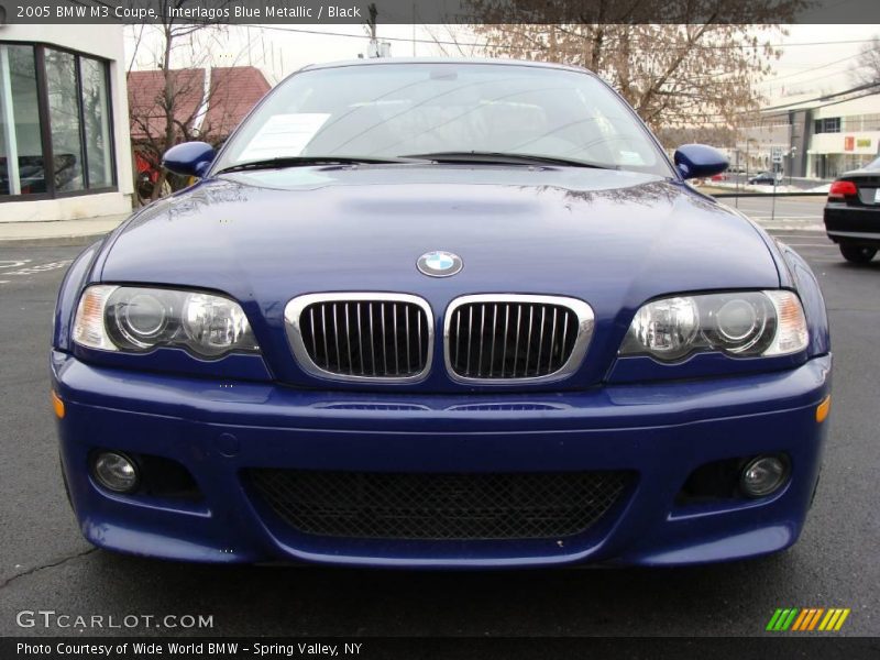 Interlagos Blue Metallic / Black 2005 BMW M3 Coupe