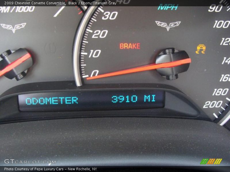 Black / Ebony/Titanium Gray 2009 Chevrolet Corvette Convertible