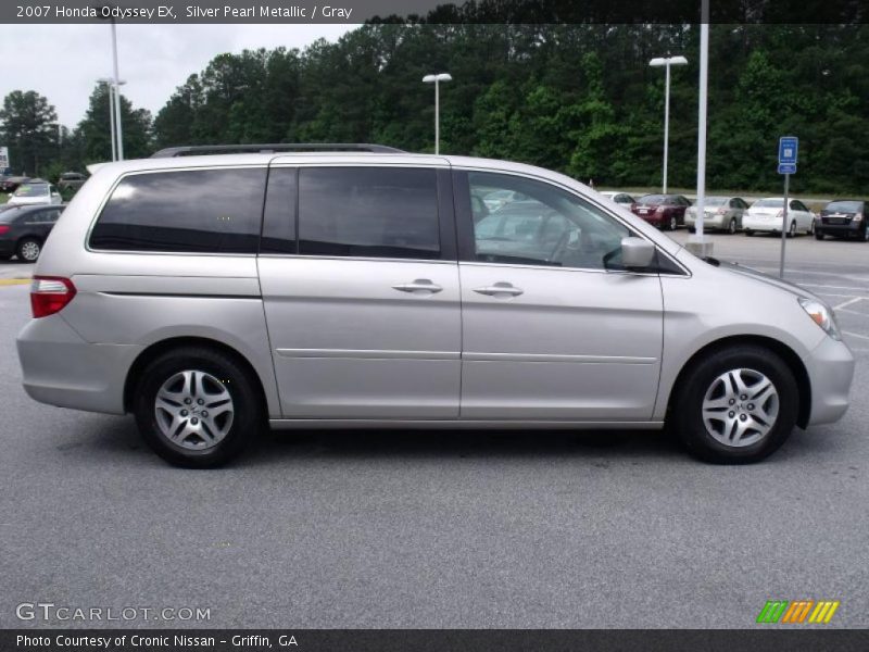 Silver Pearl Metallic / Gray 2007 Honda Odyssey EX