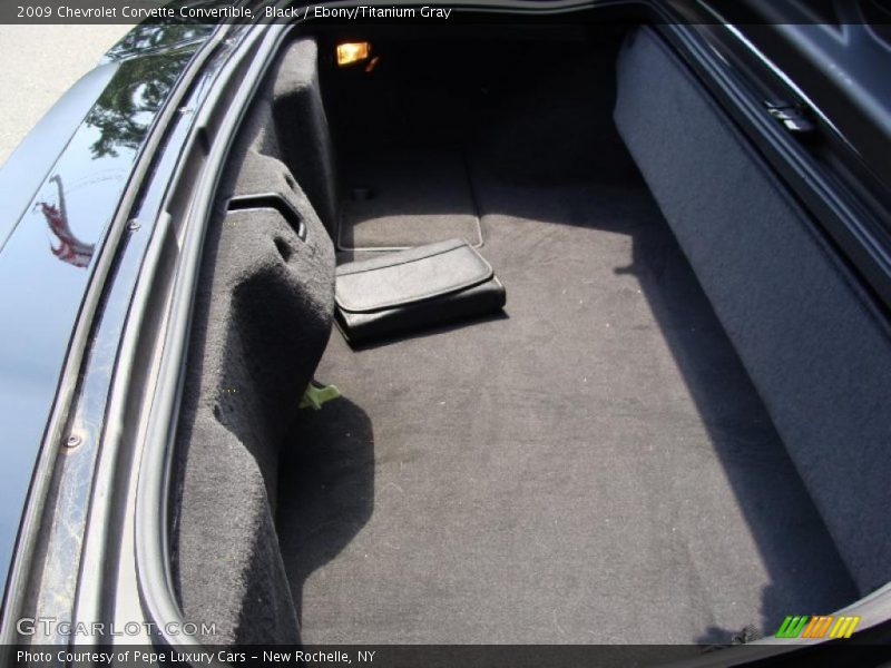Black / Ebony/Titanium Gray 2009 Chevrolet Corvette Convertible