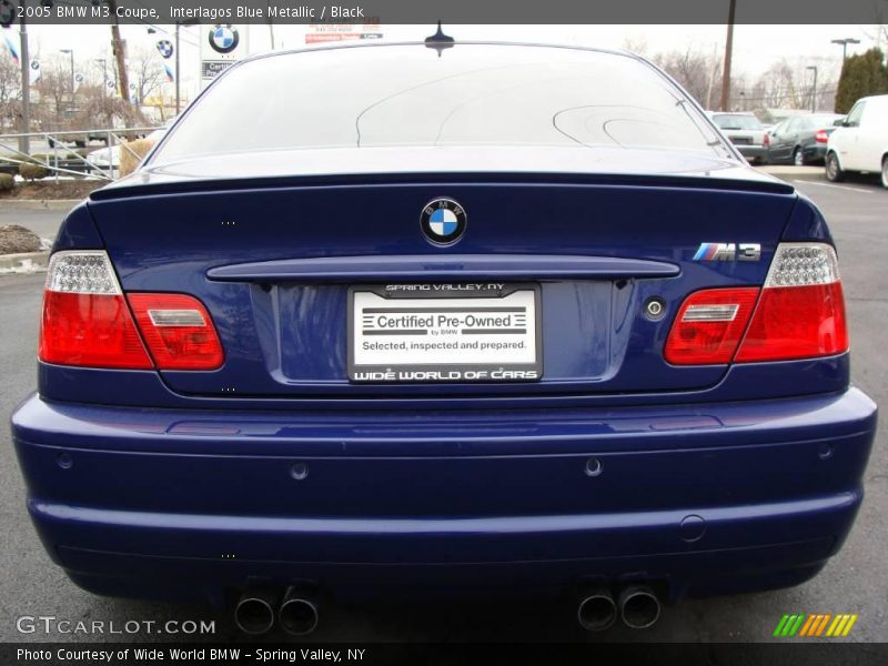 Interlagos Blue Metallic / Black 2005 BMW M3 Coupe
