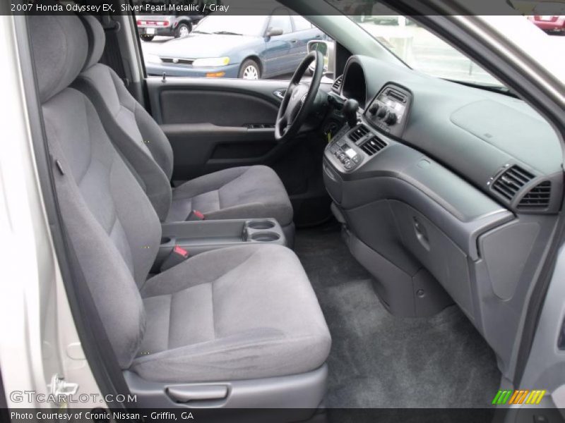 Silver Pearl Metallic / Gray 2007 Honda Odyssey EX
