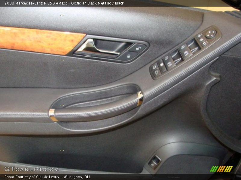 Obsidian Black Metallic / Black 2008 Mercedes-Benz R 350 4Matic