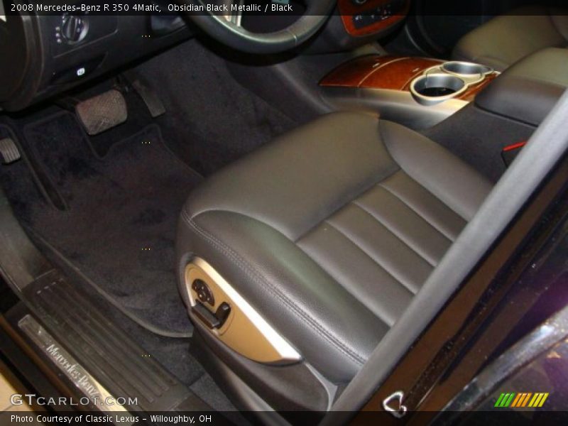 Obsidian Black Metallic / Black 2008 Mercedes-Benz R 350 4Matic