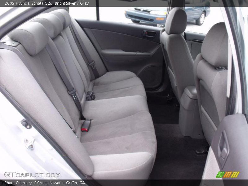 Bright Silver / Gray 2009 Hyundai Sonata GLS