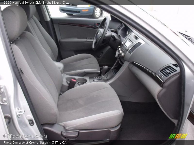 Bright Silver / Gray 2009 Hyundai Sonata GLS