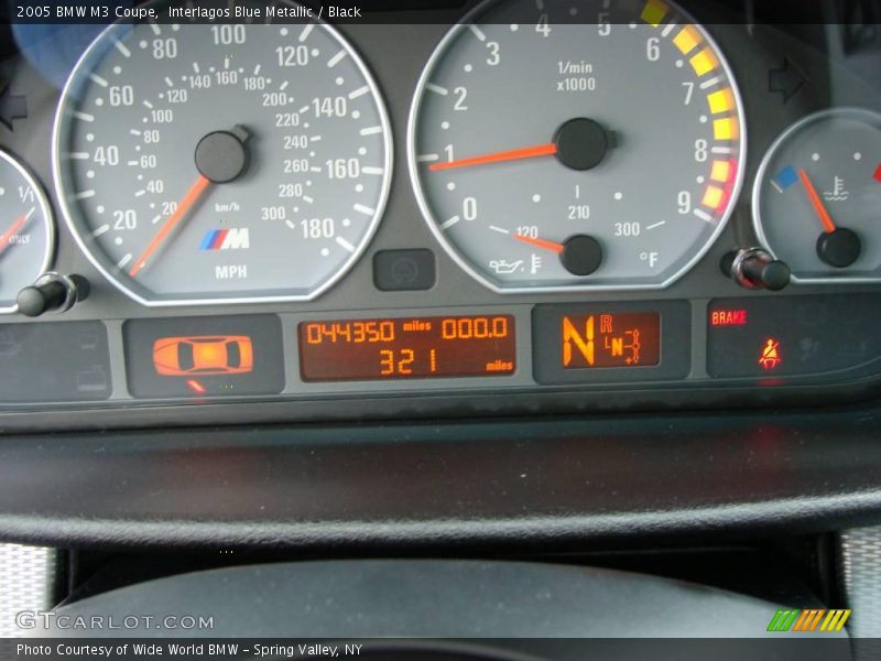  2005 M3 Coupe Coupe Gauges