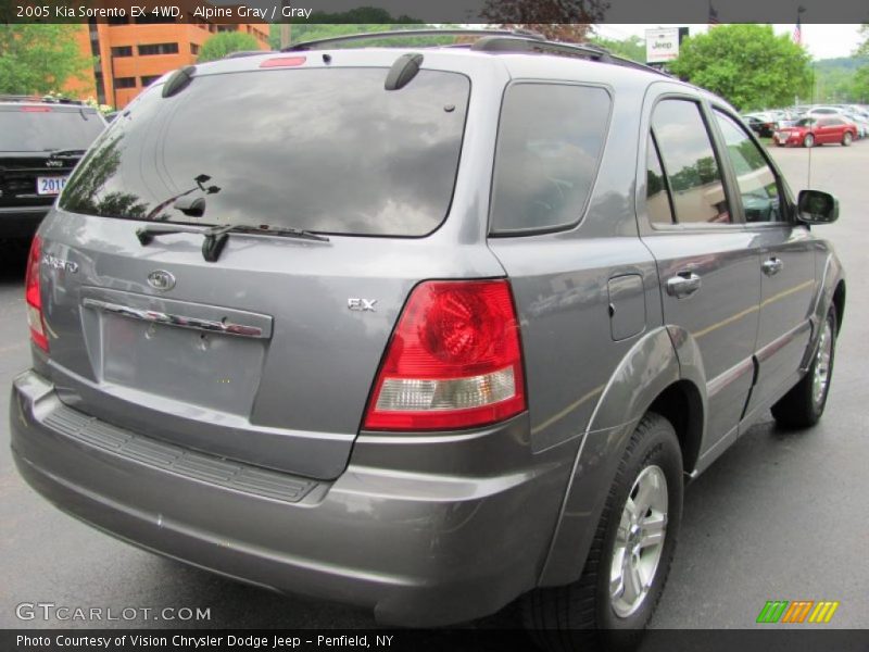 Alpine Gray / Gray 2005 Kia Sorento EX 4WD