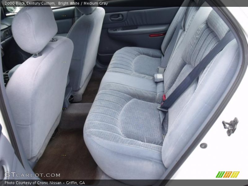 Bright White / Medium Gray 2000 Buick Century Custom