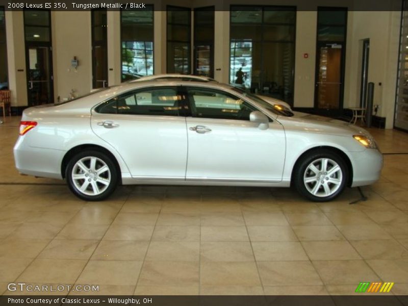 Tungsten Metallic / Black 2008 Lexus ES 350