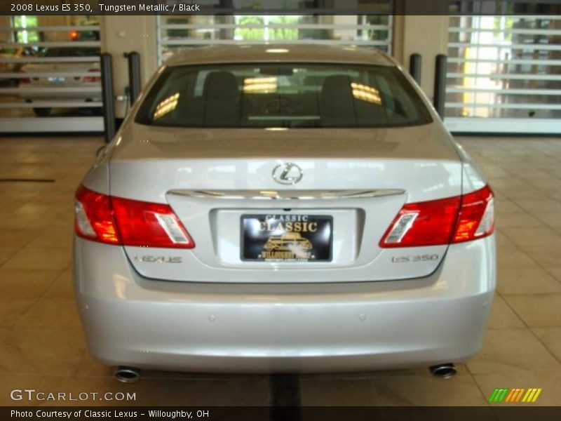 Tungsten Metallic / Black 2008 Lexus ES 350