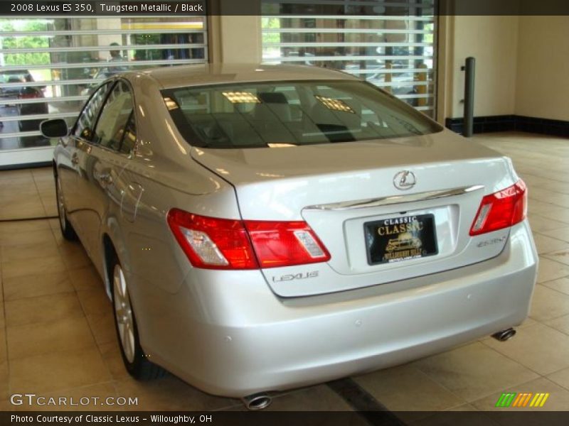 Tungsten Metallic / Black 2008 Lexus ES 350