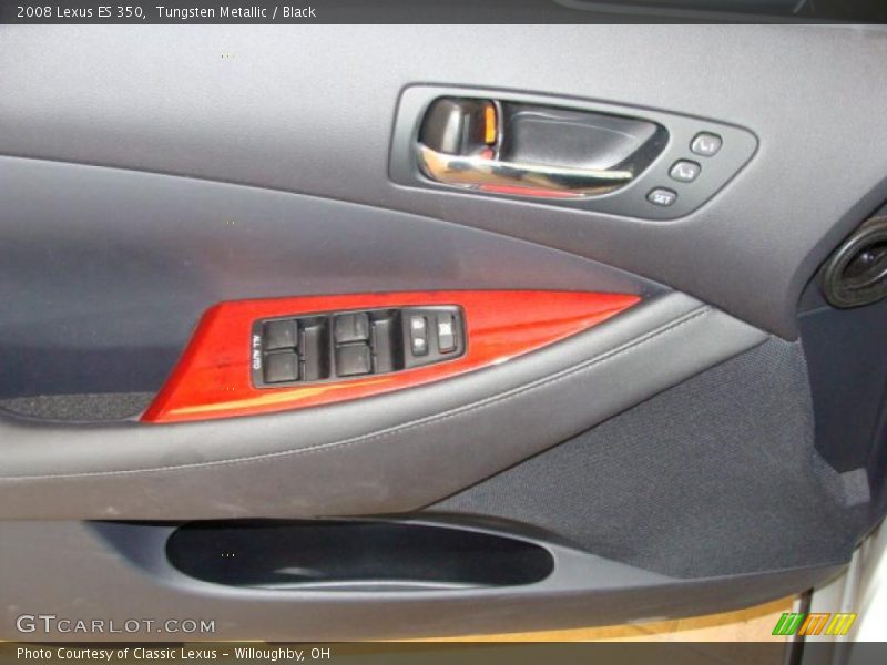 Tungsten Metallic / Black 2008 Lexus ES 350