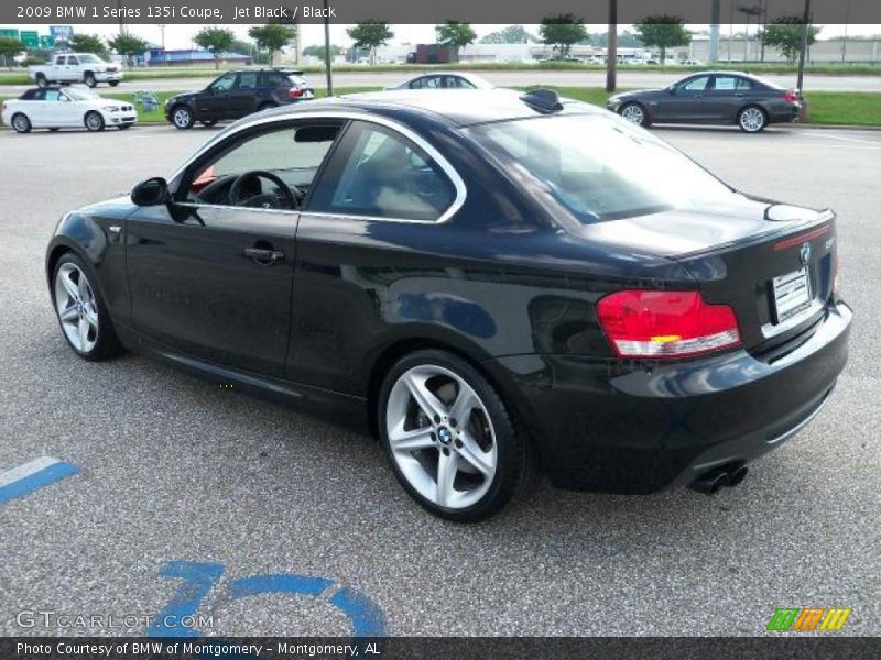 Jet Black / Black 2009 BMW 1 Series 135i Coupe
