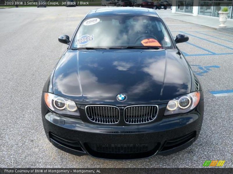 Jet Black / Black 2009 BMW 1 Series 135i Coupe
