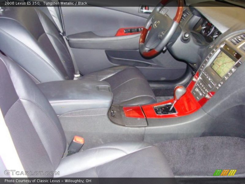 Tungsten Metallic / Black 2008 Lexus ES 350