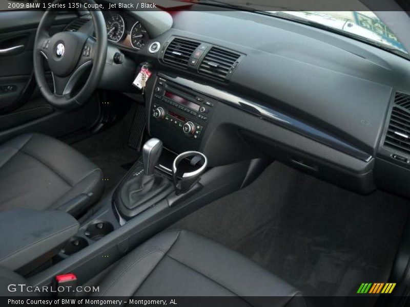Jet Black / Black 2009 BMW 1 Series 135i Coupe