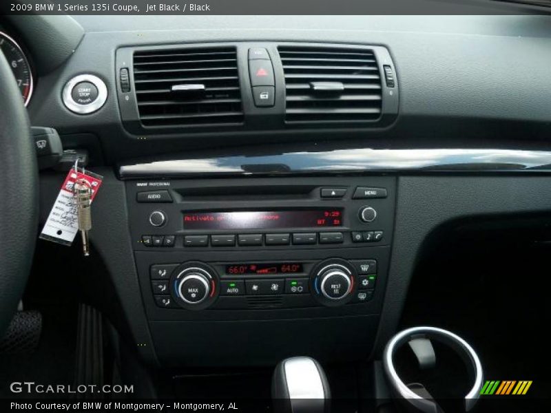 Jet Black / Black 2009 BMW 1 Series 135i Coupe