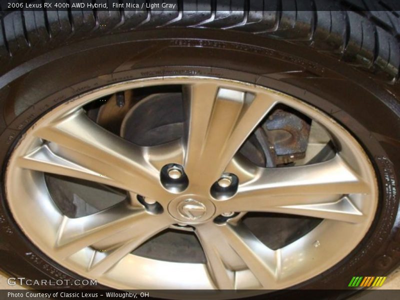 Flint Mica / Light Gray 2006 Lexus RX 400h AWD Hybrid