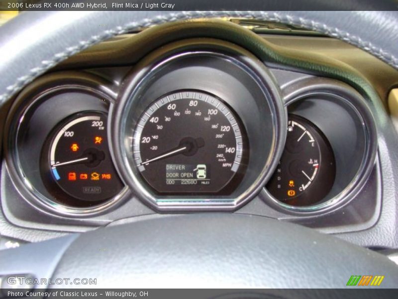 Flint Mica / Light Gray 2006 Lexus RX 400h AWD Hybrid