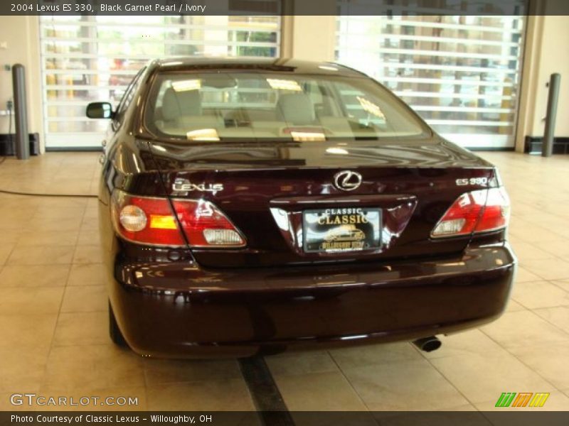 Black Garnet Pearl / Ivory 2004 Lexus ES 330