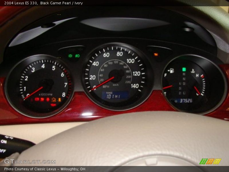 Black Garnet Pearl / Ivory 2004 Lexus ES 330