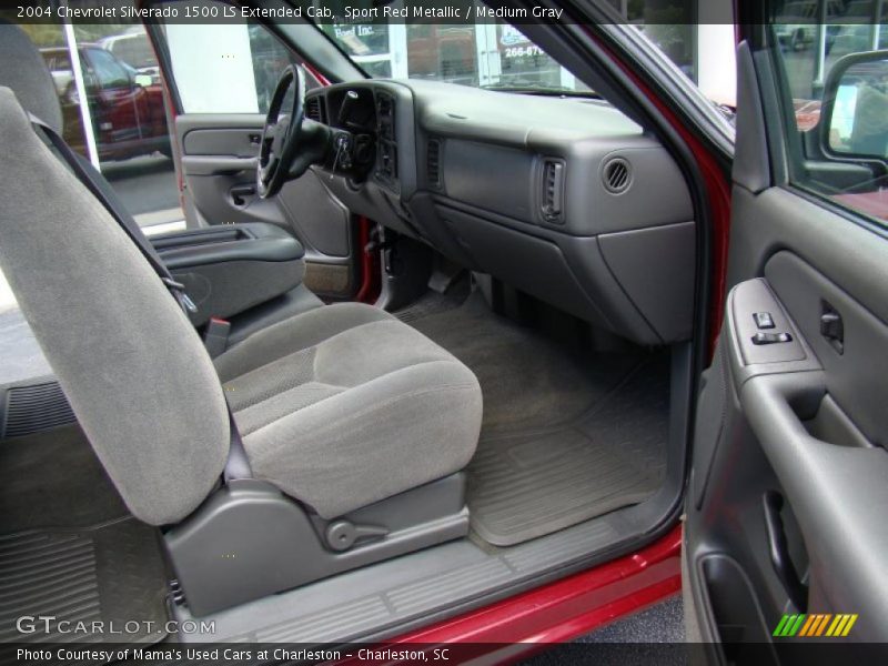 Sport Red Metallic / Medium Gray 2004 Chevrolet Silverado 1500 LS Extended Cab