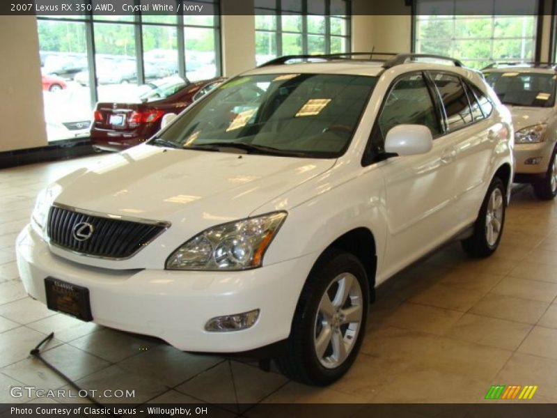 Crystal White / Ivory 2007 Lexus RX 350 AWD