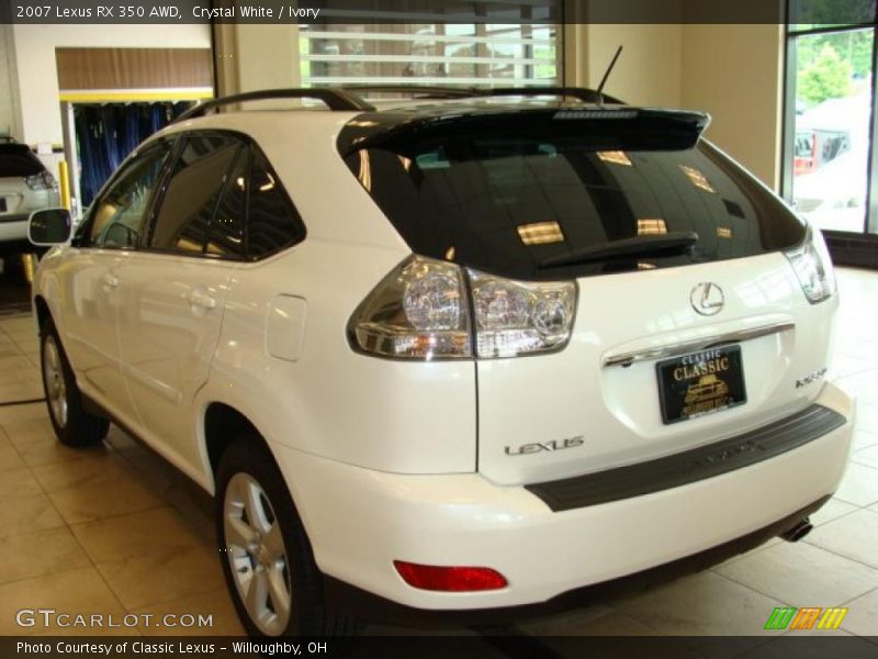 Crystal White / Ivory 2007 Lexus RX 350 AWD