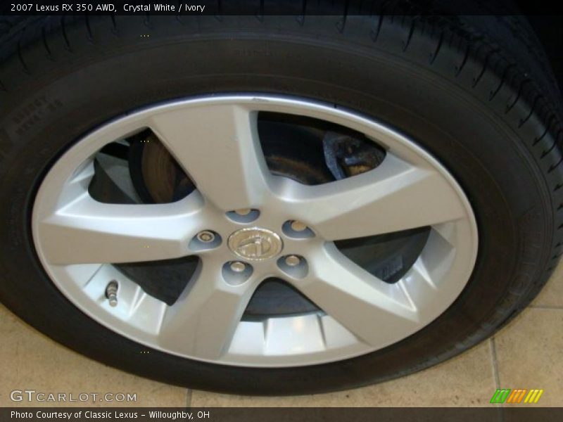 Crystal White / Ivory 2007 Lexus RX 350 AWD