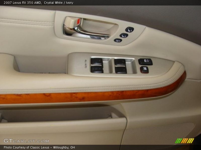 Crystal White / Ivory 2007 Lexus RX 350 AWD