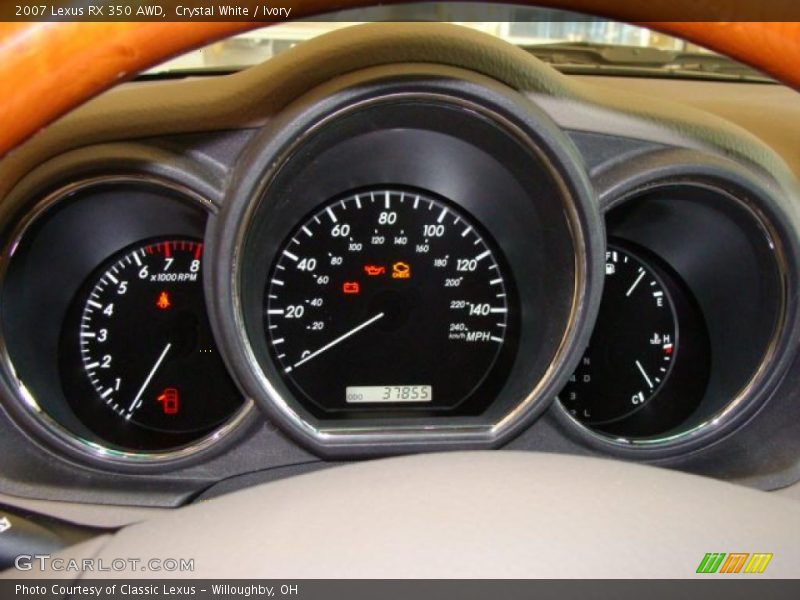 Crystal White / Ivory 2007 Lexus RX 350 AWD