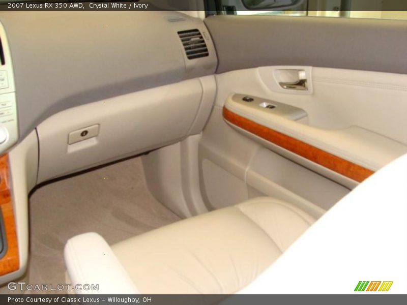 Crystal White / Ivory 2007 Lexus RX 350 AWD