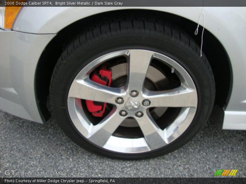 Bright Silver Metallic / Dark Slate Gray 2008 Dodge Caliber SRT4